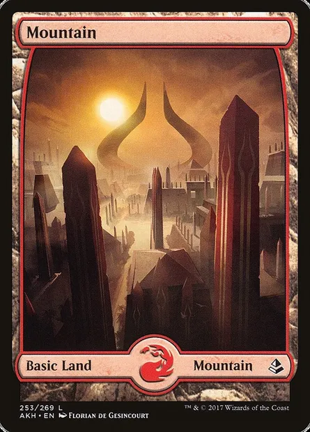 Mountain, Magic card AKH 253 — Amonkhet set