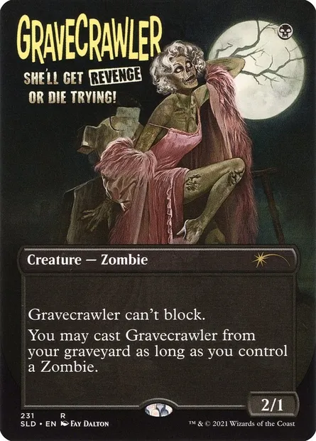 Gravecrawler, Magic card SLD 231 — Secret Lair Drop set