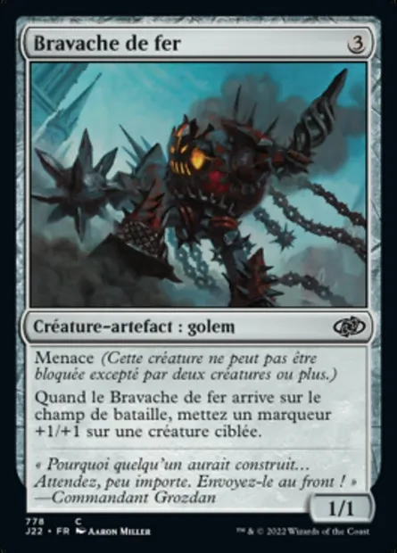 Bravache de fer, carte Magic J22 778 — extension Jumpstart 2022