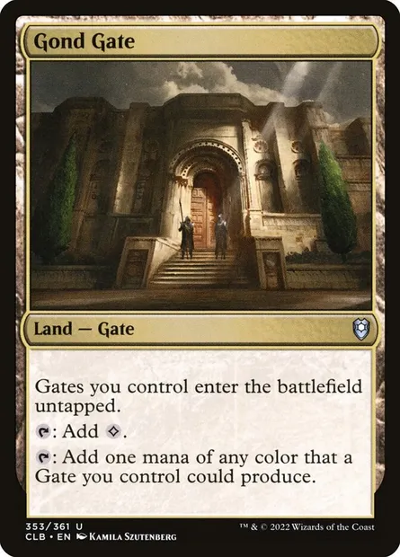 Gond Gate, Magic card CLB 353 — Commander Legends: Battle for Baldur's Gate set