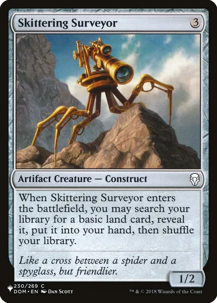 Skittering Surveyor, Magic card PLST DOM-230 — The List set