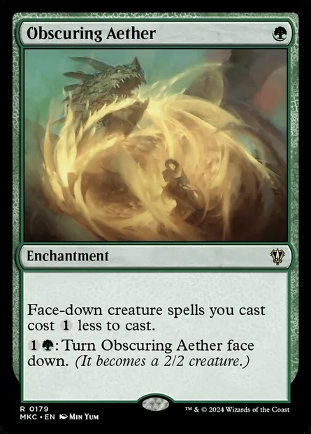 Obscuring Aether, Magic card MKC 179 — Murders at Karlov Manor Commander set