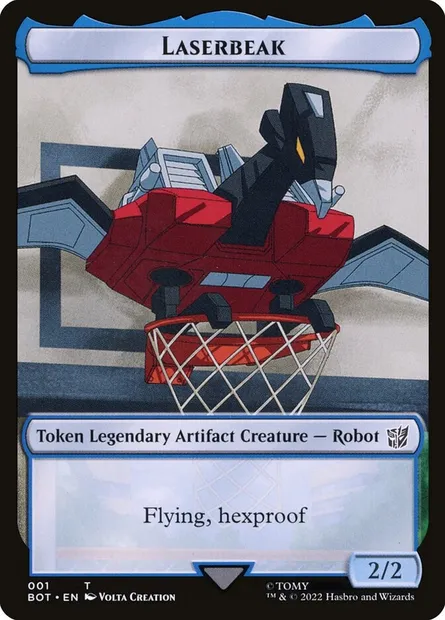 Laserbeak, Magic card TBOT 1 — Transformers Tokens set