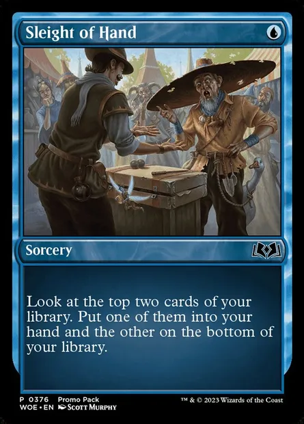 Sleight of Hand, Magic card WOE 376 — Wilds of Eldraine set