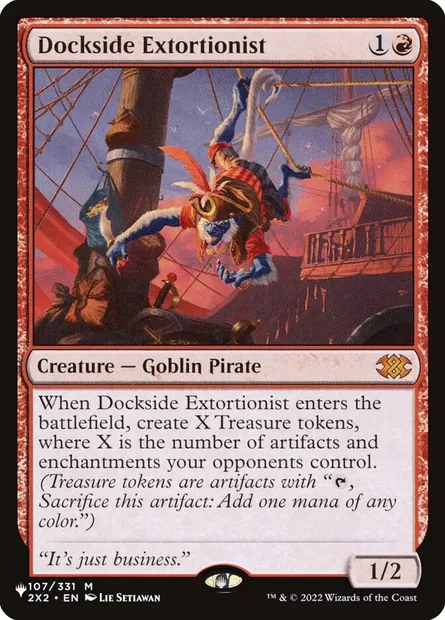 Dockside Extortionist, Magic card PLST 2X2-107 — The List set