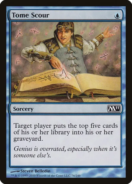 Tome Scour, Magic card M11 76 — Magic 2011 set