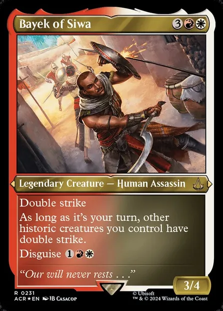 Bayek of Siwa, Magic card ACR 231 — Assassin's Creed set