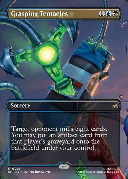 Grasping Tentacles, Magic card SPE 21 — Marvel's Spider-Man Eternal set