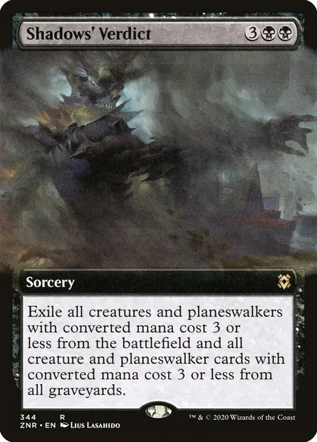 Shadows' Verdict, Magic card ZNR 344 — Zendikar Rising set