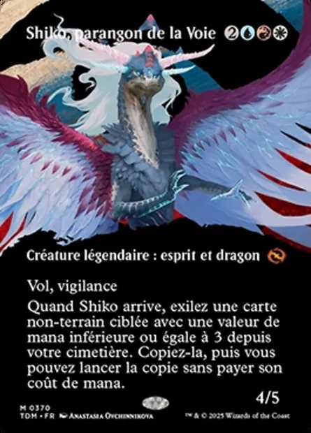 Shiko, parangon de la Voie, carte Magic TDM 370 — extension Tarkir: Dragonstorm