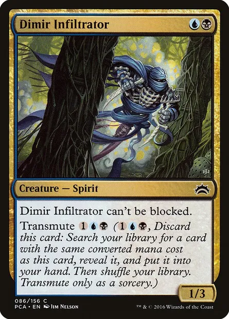 Dimir Infiltrator, Magic card PCA 86 — Planechase Anthology set