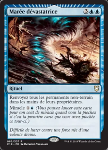 Marée dévastatrice, carte Magic C18 85 — extension Commander 2018