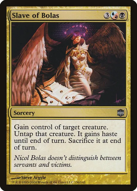 Slave of Bolas, Magic card ARB 136 — Alara Reborn set