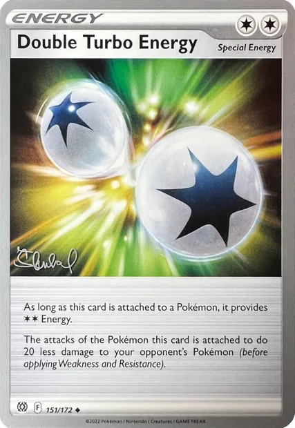 Énergie Double Turbo, carte Pokémon WCD22 151 — extension World Championship Decks 2022