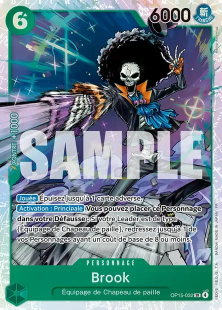 Brook, carte One Piece OP15-032 — extension AVENTURE SUR L'ÎLE DE DIEU