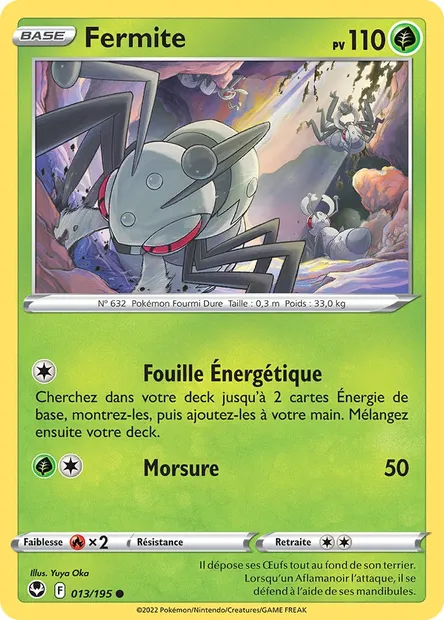 Fermite, carte Pokémon SIT 013 — extension Tempête Argentée