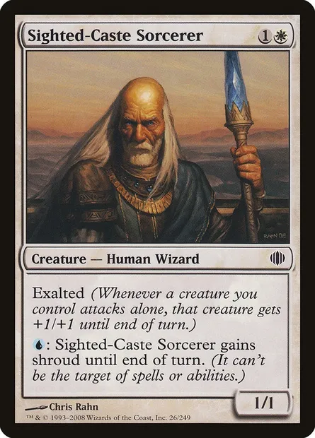 Sighted-Caste Sorcerer, Magic card ALA 26 — Shards of Alara set