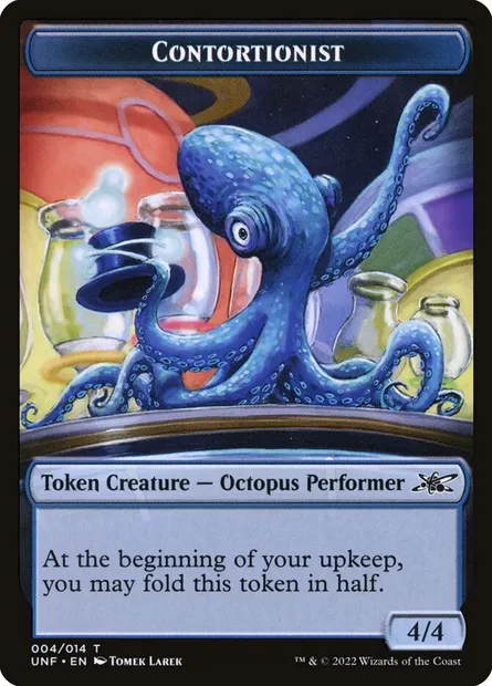 Contortionist // Contortionist, Magic card TUNF 4 — Unfinity Tokens set