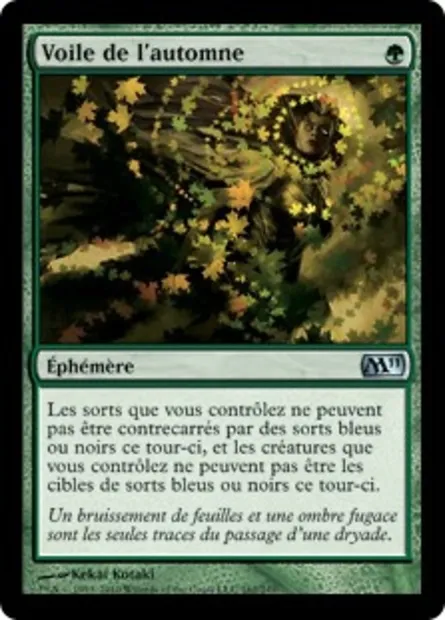 Voile de l'automne, carte Magic M11 162 — extension Magic 2011