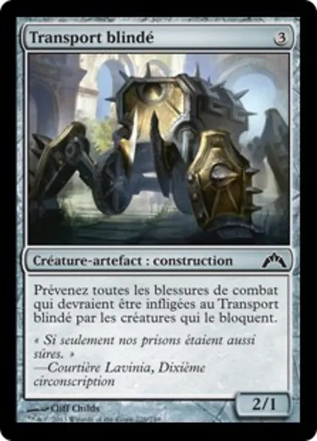Transport blindé, carte Magic GTC 226 — extension Insurrection