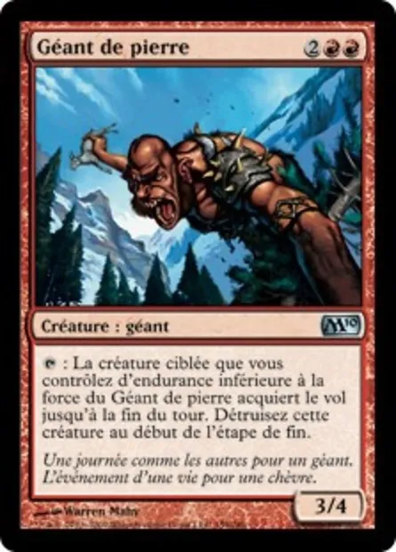 Géant de pierre, carte Magic M10 159 — extension Magic 2010