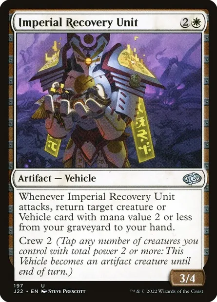 Imperial Recovery Unit, Magic card J22 197 — Jumpstart 2022 set