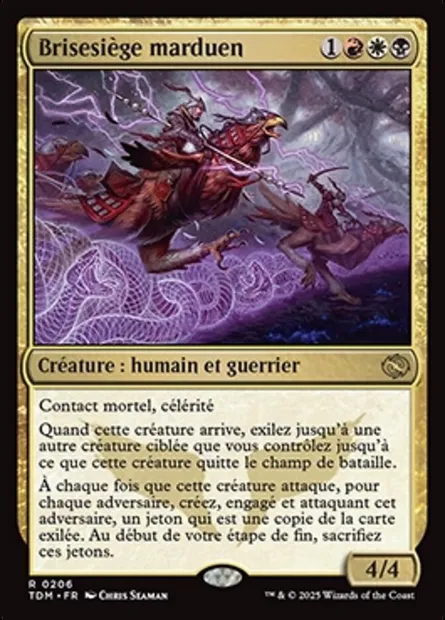 Brisesiège marduen, carte Magic TDM 206 — extension Tarkir: Dragonstorm