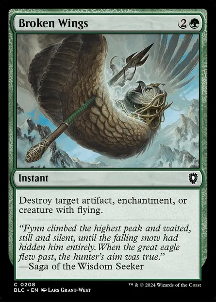 Broken Wings, Magic card BLC 208 — Bloomburrow Commander set