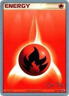 Énergie Feu, carte Pokémon WCD04 108 — extension World Championship Decks 2004