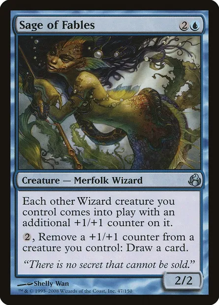 Sage of Fables, Magic card MOR 47 — Morningtide set