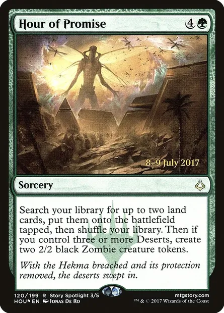 L'Âge de la Promesse, carte Magic PHOU 120s — extension Hour of Devastation Promos