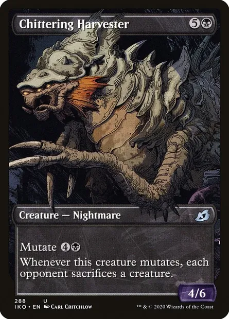 Chittering Harvester, Magic card IKO 288 — Ikoria: Lair of Behemoths set