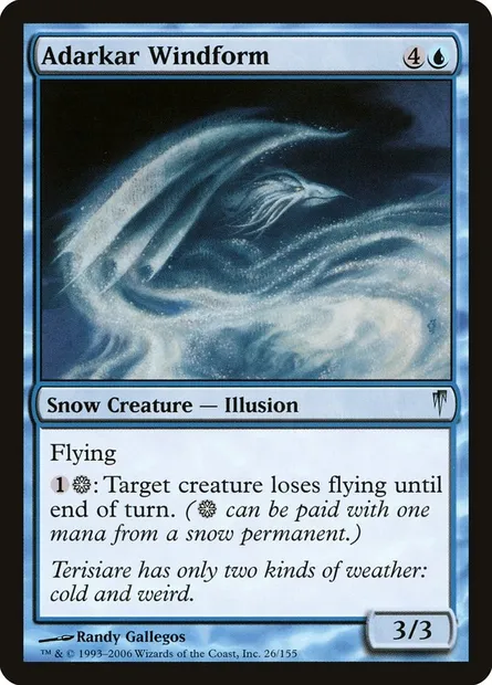 Venteforme d'Adarkar, carte Magic CSP 26 — extension Souffle glaciaire
