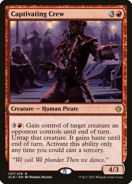 Captivating Crew, Magic card XLN 137 — Ixalan set