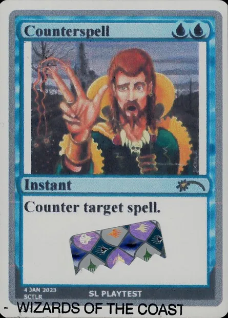 Counterspell, Magic card SLD SCTLR — Secret Lair Drop set