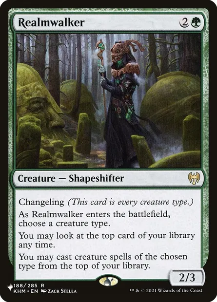 Realmwalker, Magic card PLST KHM-188 — The List set