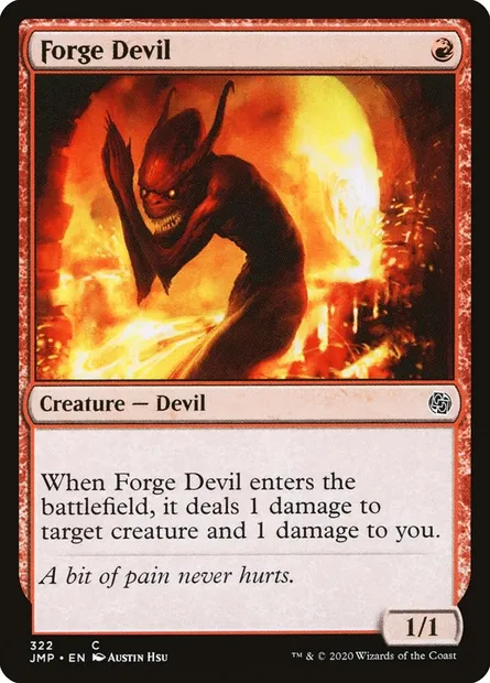 Forge Devil, Magic card JMP 322 — Jumpstart set