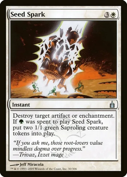 Seed Spark, Magic card RAV 30 — Ravnica: City of Guilds set