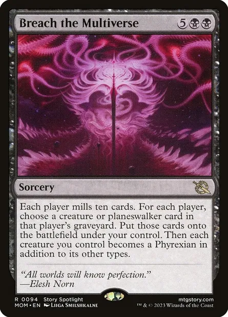 Breach the Multiverse, Magic card MOM 94 — March of the Machine set