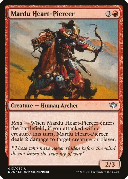Perce-cœur marduenne, carte Magic DDN 13 — extension Duel Decks: Speed vs. Cunning