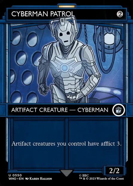 Cyberman Patrol, Magic card WHO 550 — Doctor Who set
