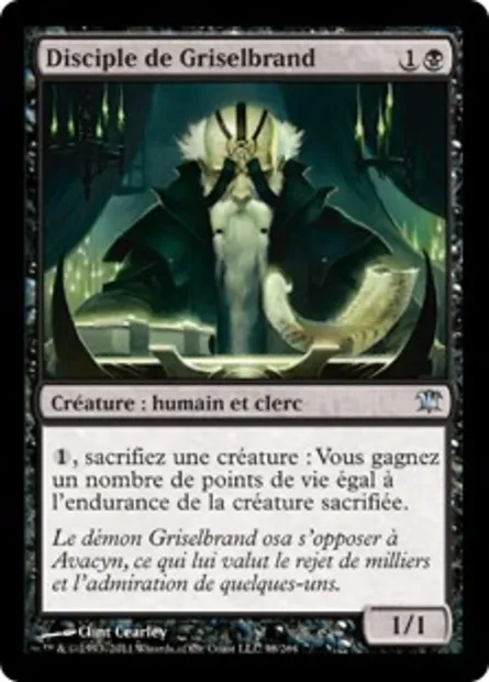 Disciple de Griselbrand, carte Magic ISD 98 — extension Innistrad