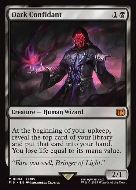 Dark Confidant, Magic card FIN 94 — Final Fantasy set
