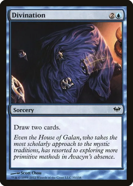 Divination, Magic card DKA 35 — Dark Ascension set