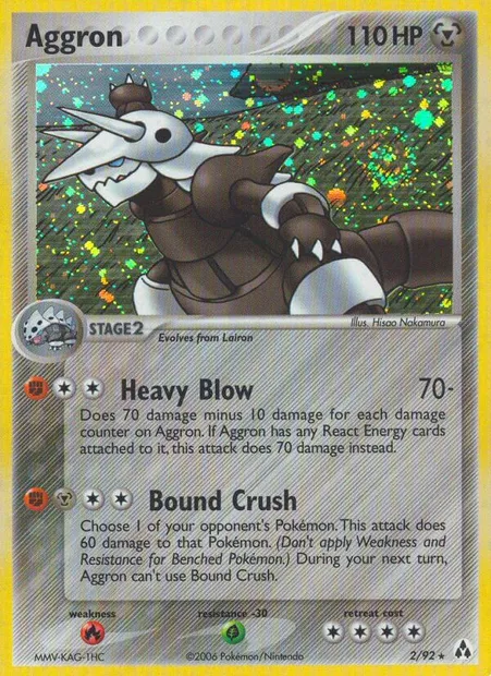 Aggron, Pokémon card LM 2 — Legend Maker set