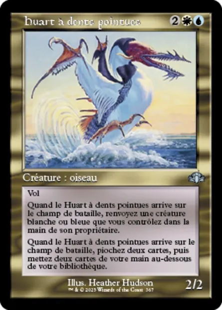 Huart à dents pointues, carte Magic DMR 367 — extension Dominaria Remastered