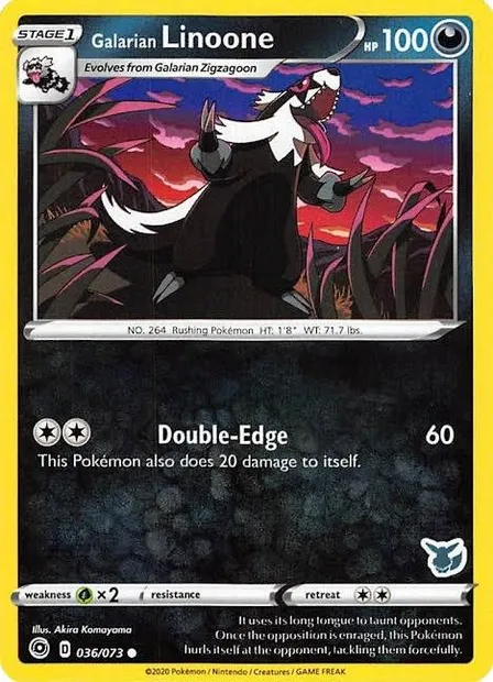 Linéon de Galar, carte Pokémon BA22 036 — extension Battle Academy 2022