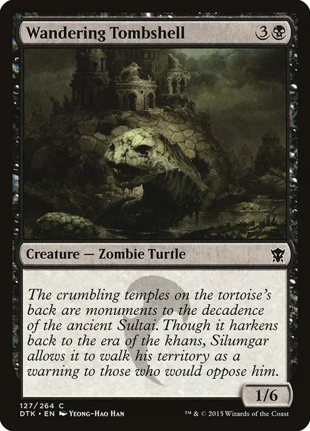 Wandering Tombshell, Magic card DTK 127 — Dragons of Tarkir set
