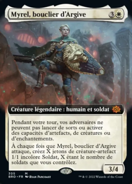 Myrel, bouclier d'Argive, carte Magic BRO 305 — extension La Guerre Fratricide