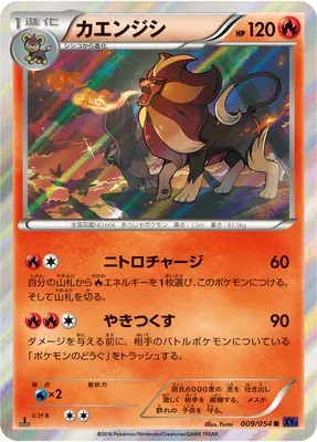 Pyroar, Pokémon card XY11A 009 — Fever-Burst Fighter set